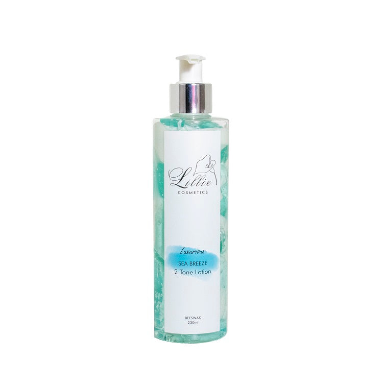 Non-Greasy enriched natural bees wax luxurious hand and body lotion, delivers long lasting hydration with crisp ocean inspired fragrance, leaving your skin silky smooth and nourished all day long.