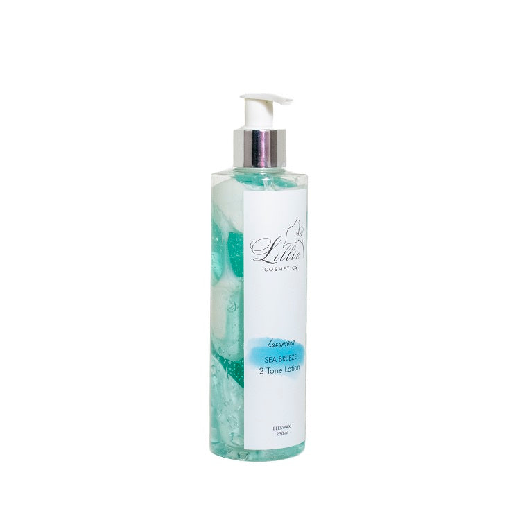 Non-Greasy enriched natural bees wax luxurious hand and body lotion, delivers long lasting hydration with crisp ocean inspired fragrance, leaving your skin silky smooth and nourished all day long.